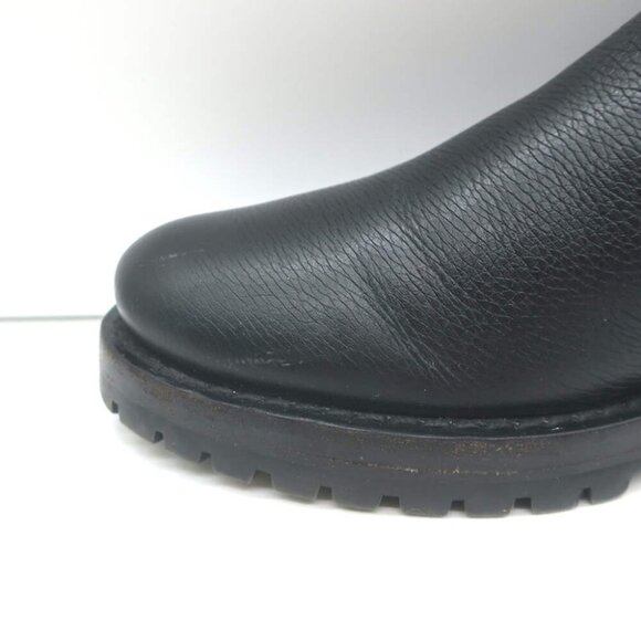 Louis Vuitton Discovery Ankle Boots Black Leather & Monogram Canvas Size 37.5 - Picture 12 of 16